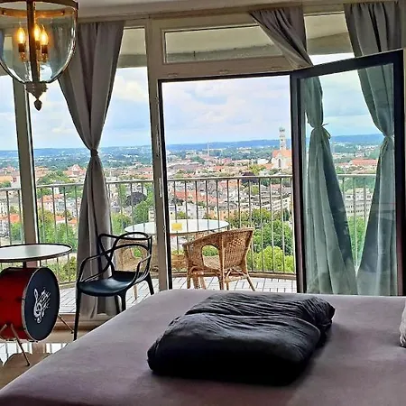 Apartment Suite-xxi View Hotelturm Augsburg