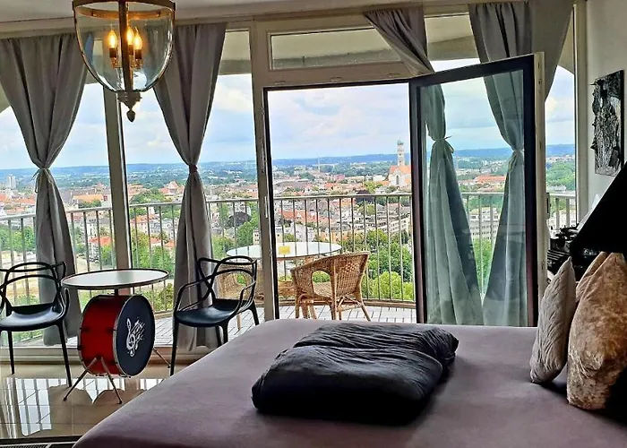 Lejlighed Suite-xxi View Hotelturm Augsburg